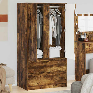 Kleiderschrank Geräucherte Eiche 79,5x49x156 cm