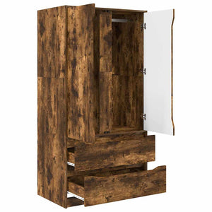 Kleiderschrank Geräucherte Eiche 79,5x49x156 cm