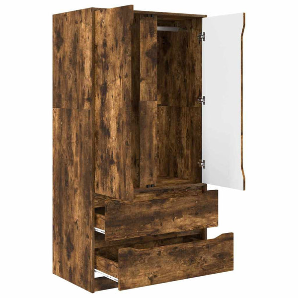 Kleiderschrank Geräucherte Eiche 79,5x49x156 cm