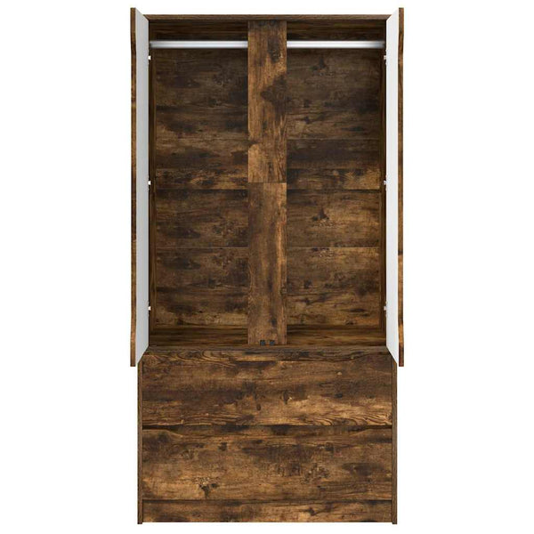 Kleiderschrank Geräucherte Eiche 79,5x49x156 cm