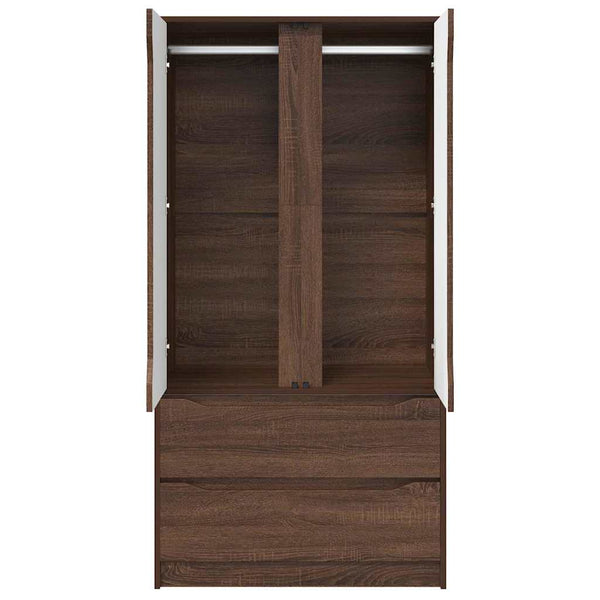 Kleiderschrank Braun Eichen-Optik 79,5x49x156cm