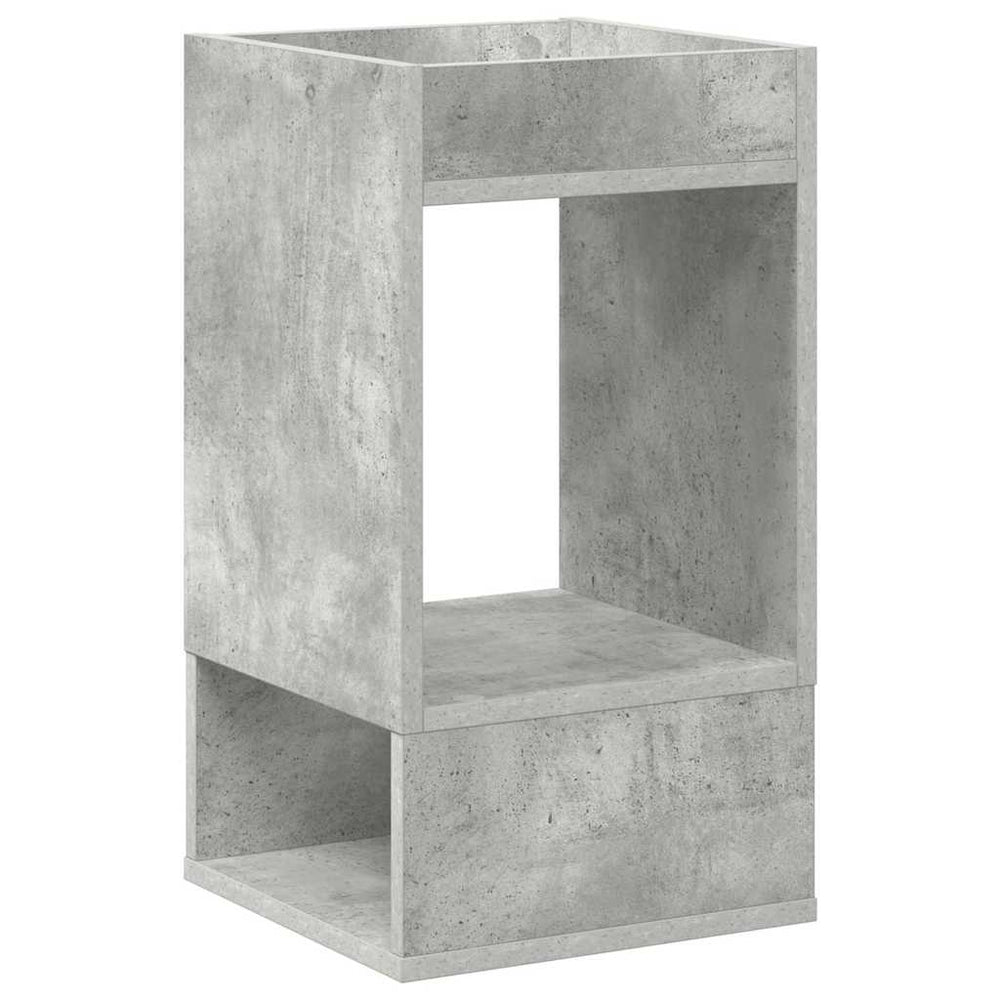 vidaXL Side Table Concrete Grey 30 x 30 x 56 cm Engineered Wood
