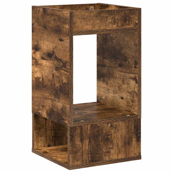 vidaXL Side Table 2 pcs Smoked Oak 30 x 30 x 56 cm
