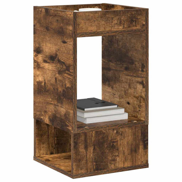 vidaXL Side Table 2 pcs Smoked Oak 30 x 30 x 56 cm