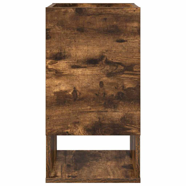 vidaXL Side Table 2 pcs Smoked Oak 30 x 30 x 56 cm