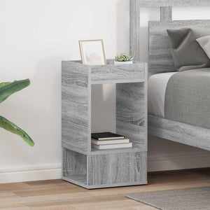 vidaXL Side Table 2 pcs Sonoma Grey 30 x 30 x 56 cm Engineered Wood