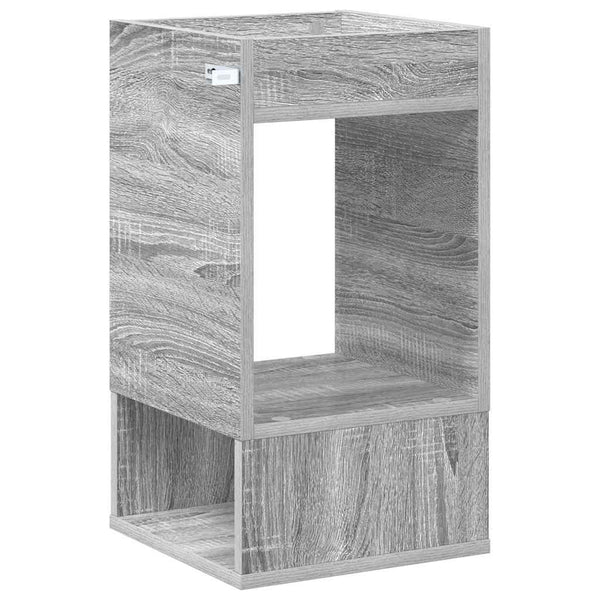 vidaXL Side Table 2 pcs Sonoma Grey 30 x 30 x 56 cm Engineered Wood