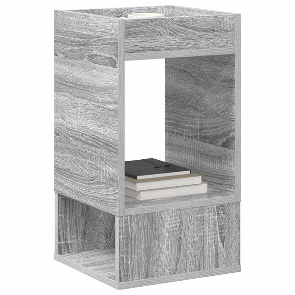 vidaXL Side Table 2 pcs Sonoma Grey 30 x 30 x 56 cm Engineered Wood