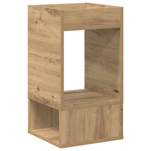 vidaXL Side Table Artisan Oak 30 x 30 x 56 cm Engineered Wood