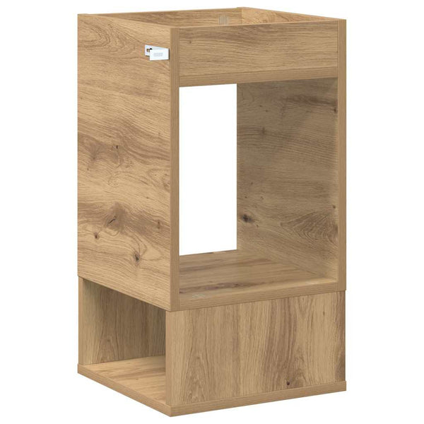 vidaXL Side Table Artisan Oak 30 x 30 x 56 cm Engineered Wood