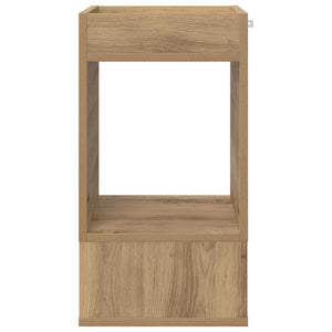 vidaXL Side Table Artisan Oak 30 x 30 x 56 cm Engineered Wood