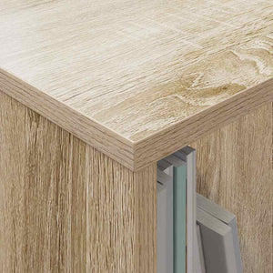 vidaXL Magazine Rack Sonoma Oak 102 x 30 x 45 cm