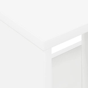 vidaXL Magazine Rack White 35 x 30 x 45 cm