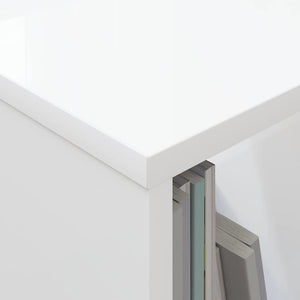 vidaXL Magazine Rack White 35 x 30 x 45 cm