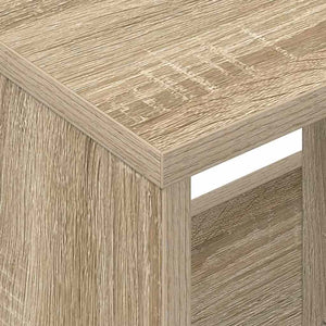 vidaXL Magazine Rack Sonoma Oak 35 x 30 x 45 cm