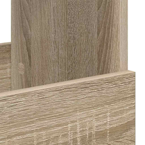 vidaXL Magazine Rack Sonoma Oak 35 x 30 x 45 cm