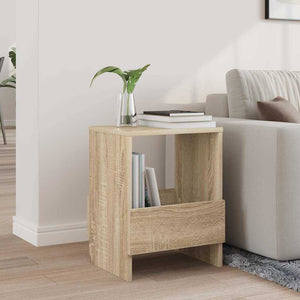 vidaXL Magazine Rack Sonoma Oak 35 x 30 x 45 cm