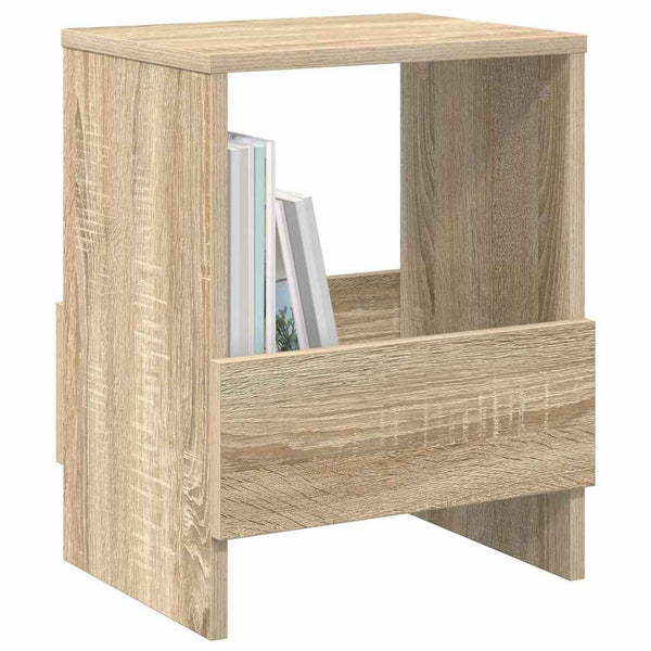 vidaXL Magazine Rack Sonoma Oak 35 x 30 x 45 cm
