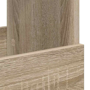 vidaXL Magazine Rack 2 pcs Sonoma Oak 35 x 30 x 45 cm