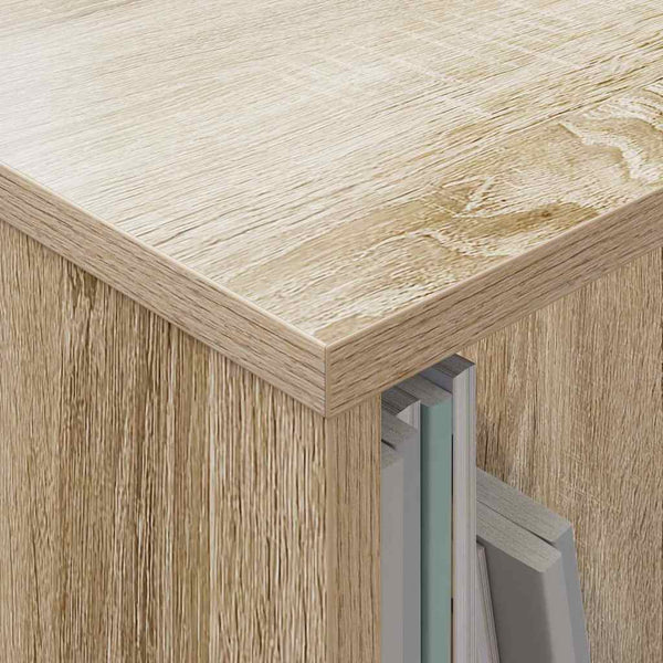 vidaXL Magazine Rack 2 pcs Sonoma Oak 35 x 30 x 45 cm