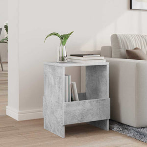 vidaXL Magazine Rack Concrete Gray 35 x 30 x 45 cm