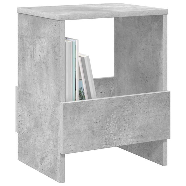 vidaXL Magazine Rack Concrete Gray 35 x 30 x 45 cm