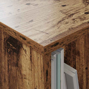 vidaXL Magazine Rack Reclaimed Wood 35 x 30 x 45 cm