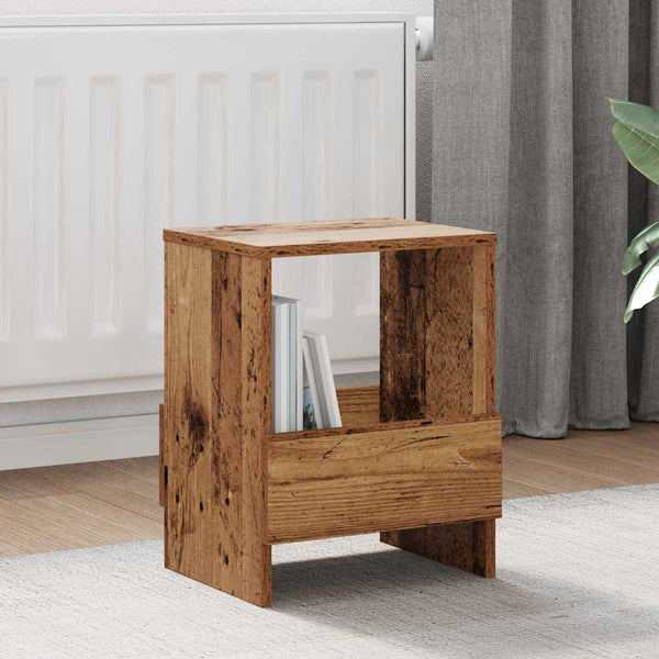 vidaXL Magazine Rack Reclaimed Wood 35 x 30 x 45 cm