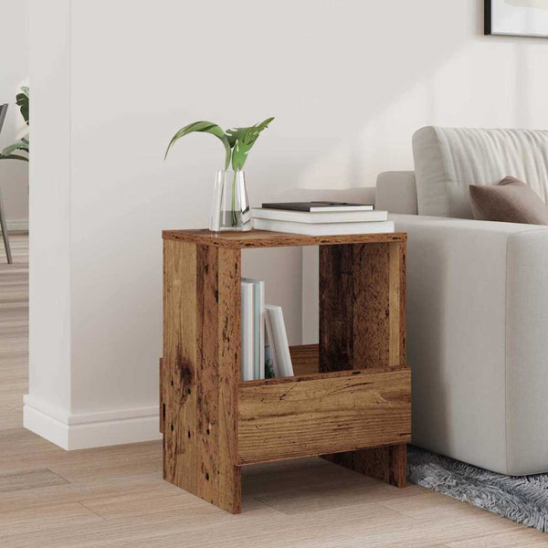 vidaXL Magazine Rack Reclaimed Wood 35 x 30 x 45 cm