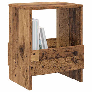 vidaXL Magazine Rack Reclaimed Wood 35 x 30 x 45 cm
