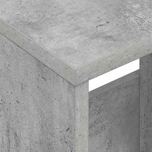 vidaXL Magazine Rack Concrete Grey 68.5 x 30 x 45 cm