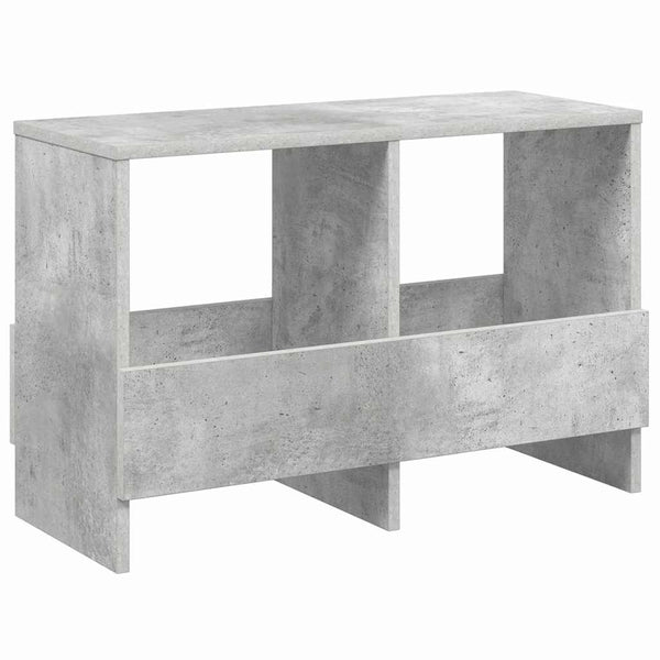 vidaXL Magazine Rack Concrete Grey 68.5 x 30 x 45 cm