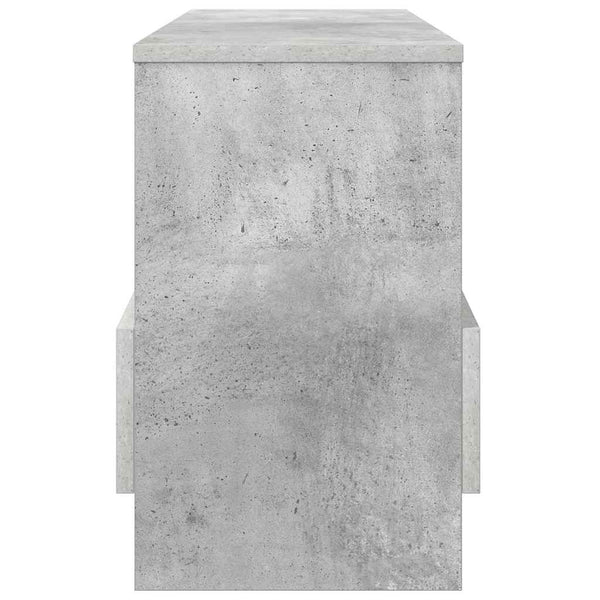 vidaXL Magazine Rack Concrete Grey 68.5 x 30 x 45 cm