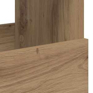 vidaXL Magazine Rack Artisan Oak 68.5 x 30 x 45 cm