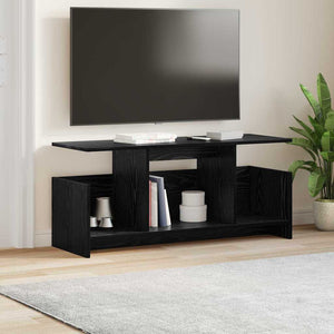 vidaXL TV Stand Black Oak-Look 102 x 35 x 45 cm Engineered Wood