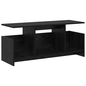 vidaXL TV Stand Black Oak-Look 102 x 35 x 45 cm Engineered Wood