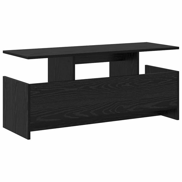 vidaXL TV Stand Black Oak-Look 102 x 35 x 45 cm Engineered Wood