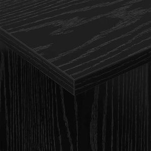 vidaXL TV Stand 2 pcs Black Oak Look 50 x 35 x 45 cm