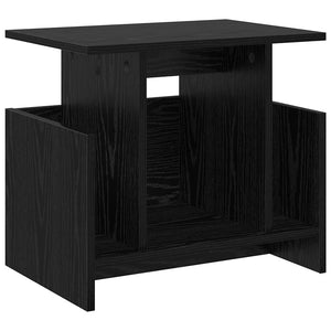 vidaXL TV Stand 2 pcs Black Oak Look 50 x 35 x 45 cm