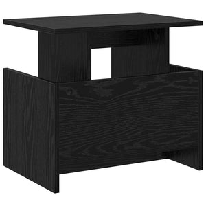 vidaXL TV Stand 2 pcs Black Oak Look 50 x 35 x 45 cm