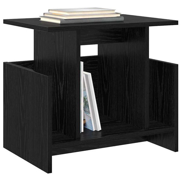 vidaXL TV Stand 2 pcs Black Oak Look 50 x 35 x 45 cm