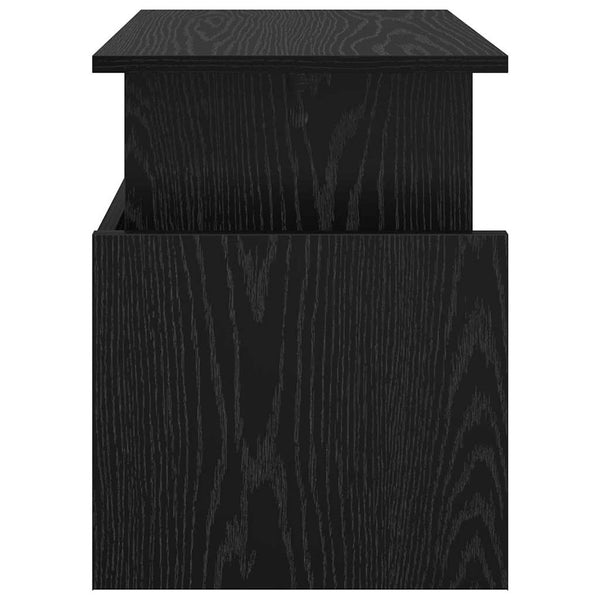 vidaXL TV Stand 2 pcs Black Oak Look 50 x 35 x 45 cm