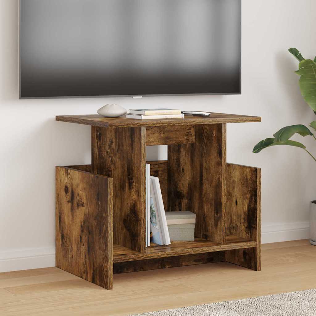vidaXL TV Stands 2 pcs Smoked Oak 50 x 35 x 45 cm