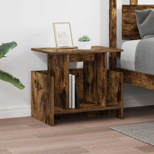vidaXL TV Stands 2 pcs Smoked Oak 50 x 35 x 45 cm