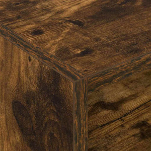 vidaXL Vinyl Record Cabinet Smoked Oak 78.5 x 35 x 45 cm