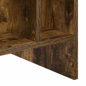 vidaXL Vinyl Record Cabinet Smoked Oak 78.5 x 35 x 45 cm