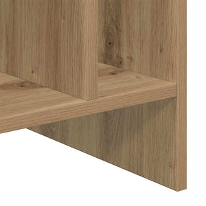 vidaXL Vinyl Record Cabinet with Shelf Artisan Oak 78.5 x 35 x 45 cm