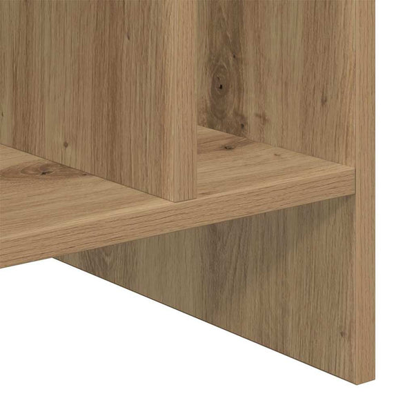 vidaXL Vinyl Record Cabinet with Shelf Artisan Oak 78.5 x 35 x 45 cm