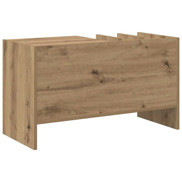 vidaXL Vinyl Record Cabinet with Shelf Artisan Oak 78.5 x 35 x 45 cm