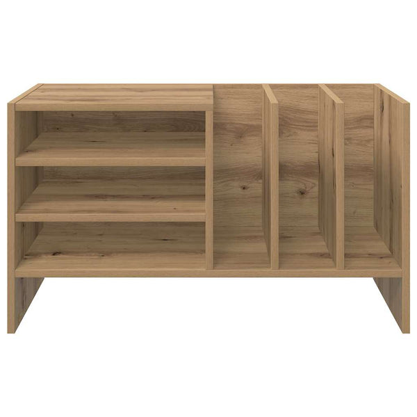 vidaXL Vinyl Record Cabinet with Shelf Artisan Oak 78.5 x 35 x 45 cm